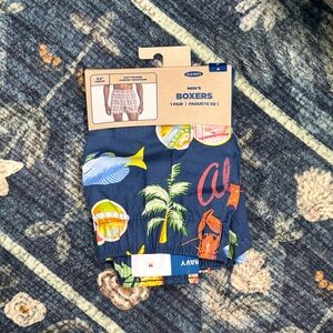 Mens Boxers with Tropical Print